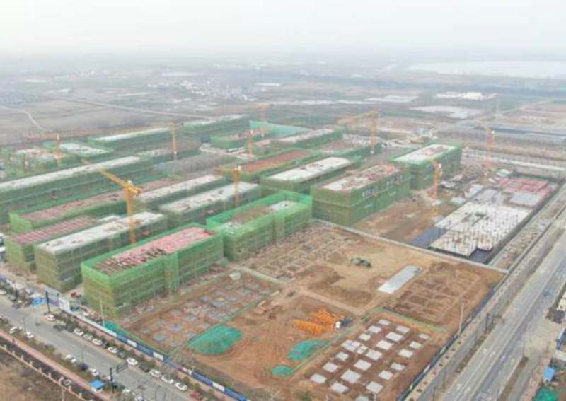 食品產(chǎn)業(yè)園一期啟動區(qū)項目已完成，總建筑面積16.6萬平米