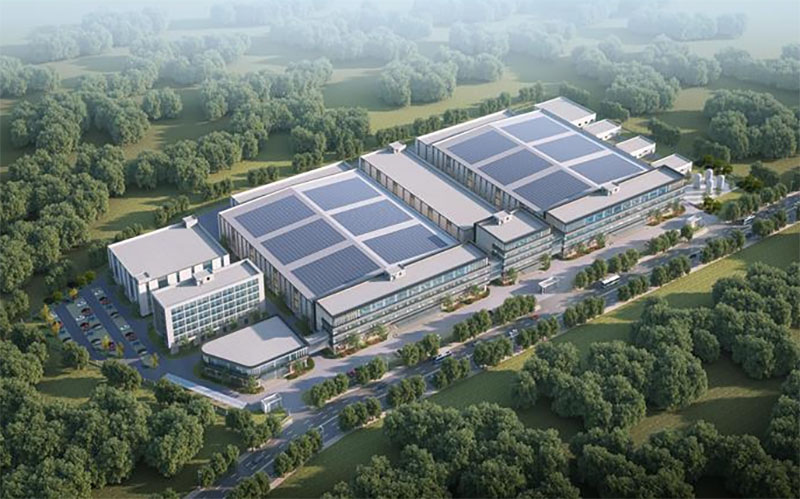 云和首條晶圓產(chǎn)線主廠房封頂，百億級(jí)“芯”引擎全面加速！